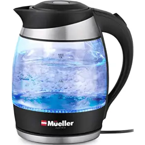 Mueller Ultra Kettle: Model No. M99S 1500W Electric Kettle with SpeedBoil Tech