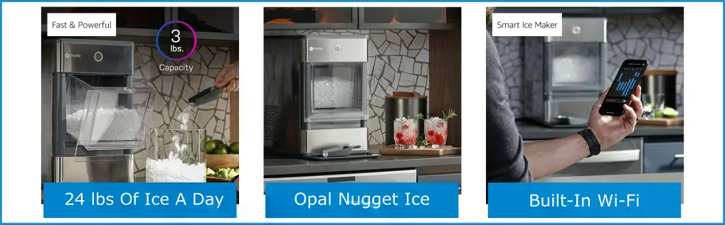 GE Opal Nugget Ice Maker Banner