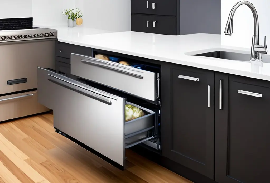 The Convenient Drawer-Style Undercounter Refrigerator