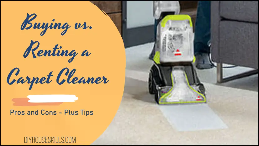 Buying vs. Renting Carpet Cleaner