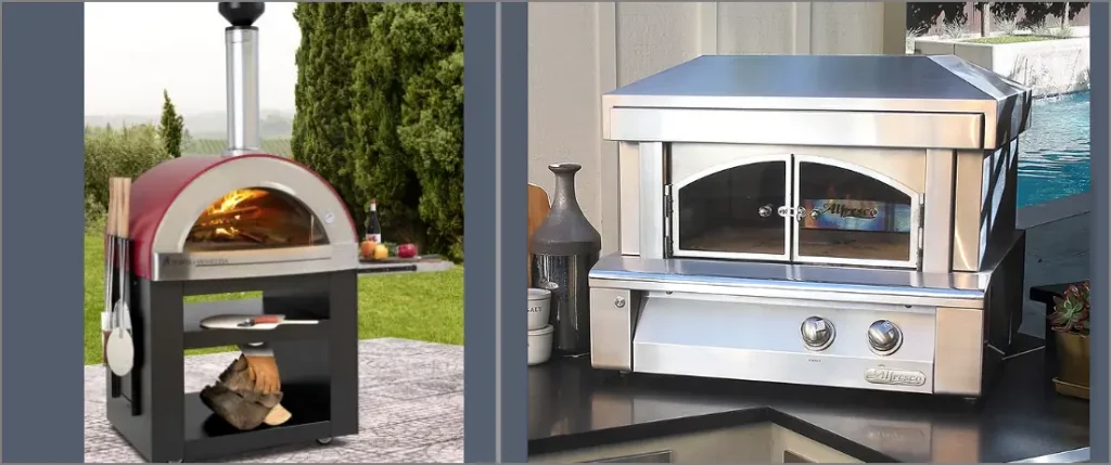 Wood-Fired and Gas-Fired Outdoor Pizza Ovens