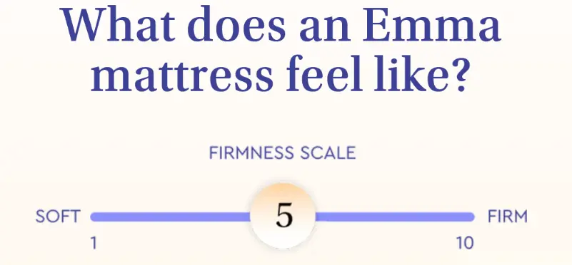 Emma Original Mattress Firmness