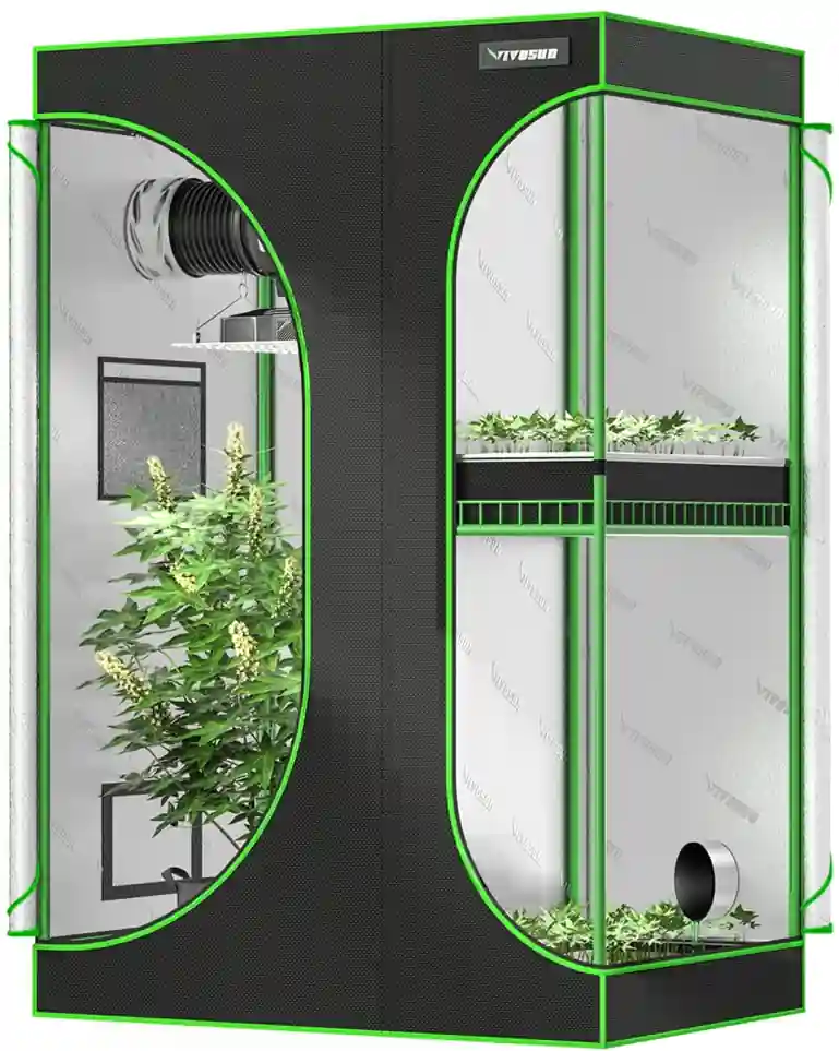 VIVOSUN 2-in-1 4x3 Grow Tent greenhouse