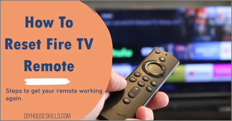 How To Reset Fire TV Remote